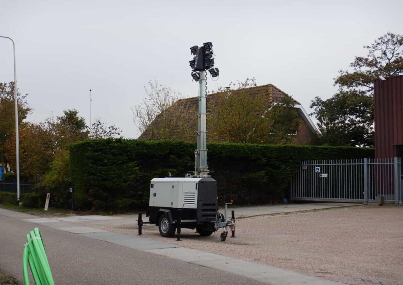 mobiele lichtmast aanhanger