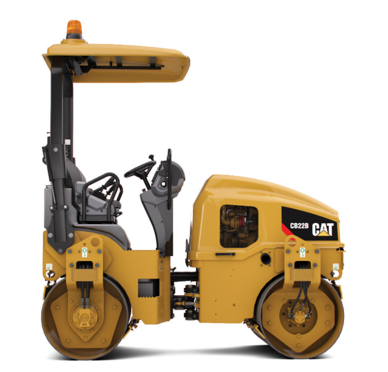 CAT CB 4.0 wals 3.5 ton huren