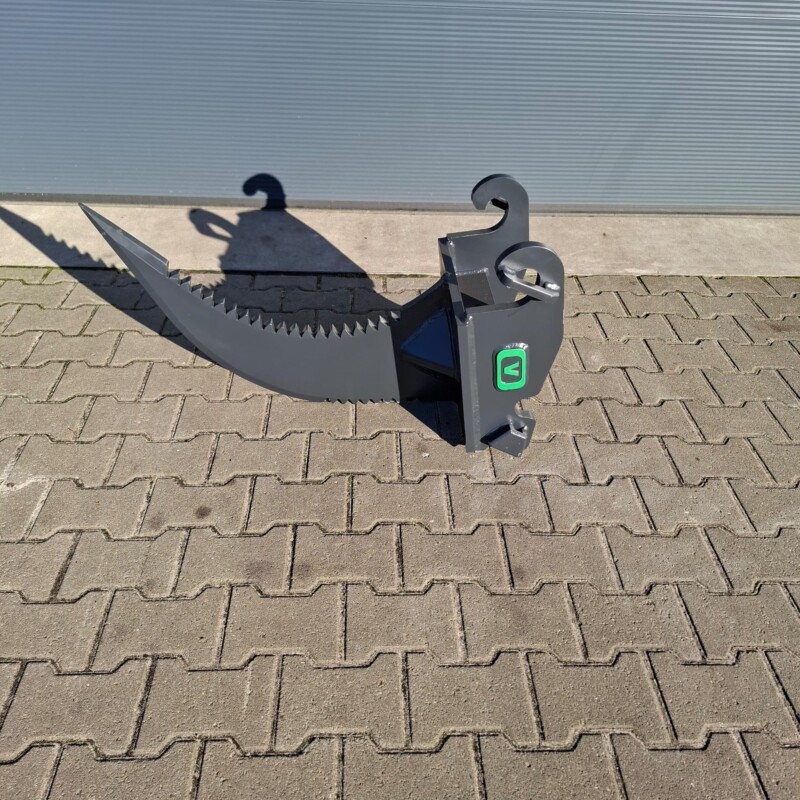 Wortelmes CW10 aanbouwdeel voor minigraver huren bij JHX Verhuur in Ommen