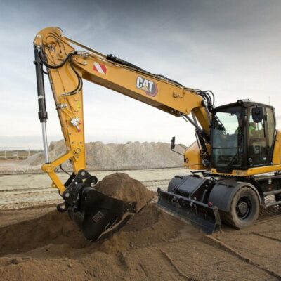 Mobiele graafmachine