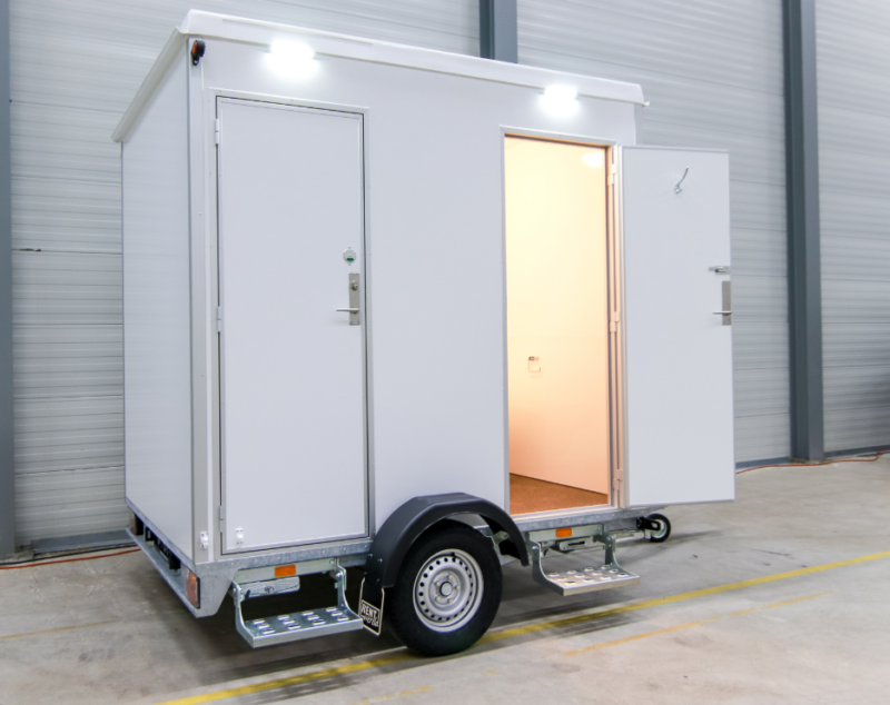 Toiletwagen 1-1 standaard met vermalers