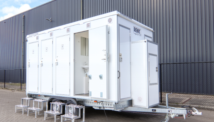 Douchecontainer 4 persoons 20ft