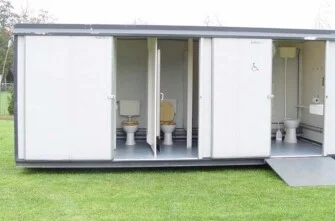 Toiletunit nr. 100 incl. douche