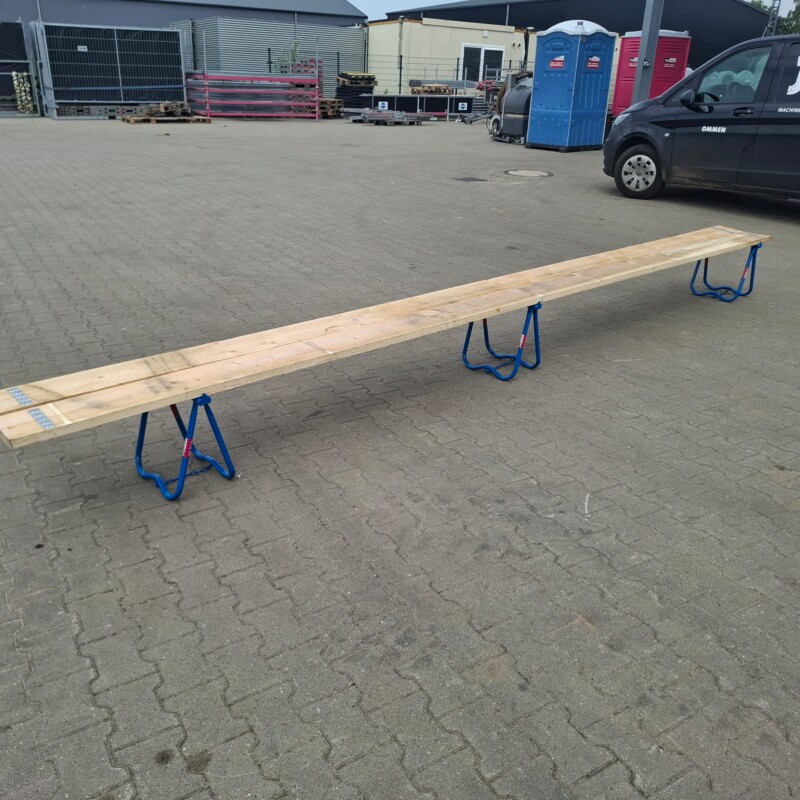 Steiger houten planken